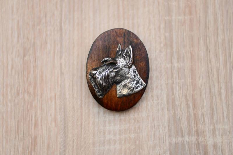 Scottish Terrier, Stegklammer Aus Holz Mit Darstellung Eines Hundes von ARTDOGshop