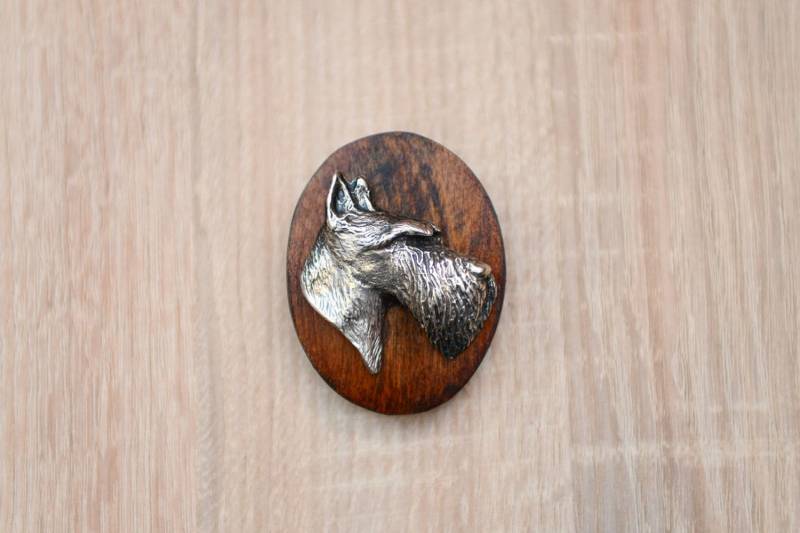 Scottish Terrier, Stegklammer Aus Holz Mit Darstellung Eines Hundes Scottish Terrier, Stegklammer Aus Holz Mit Darstellung Eines Hundes von ARTDOGshop