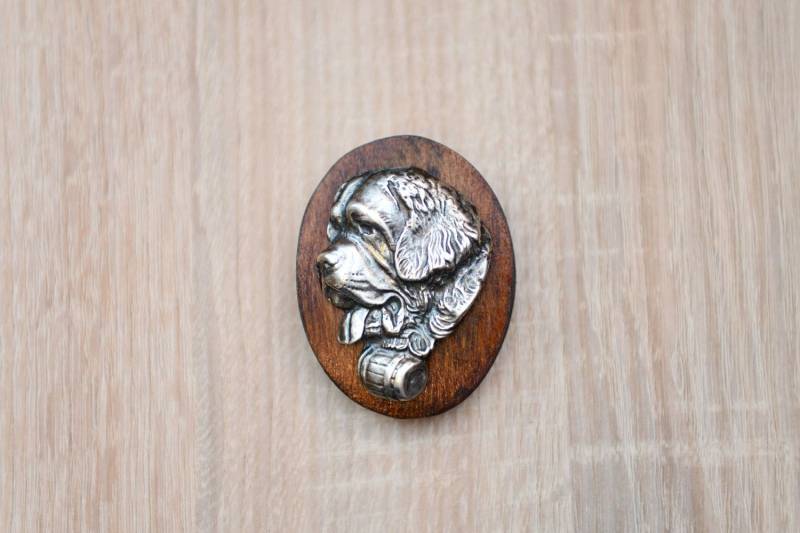 St. Bernard, Stegklammer Aus Holz Mit Darstellung Eines Hundes von ARTDOGshop