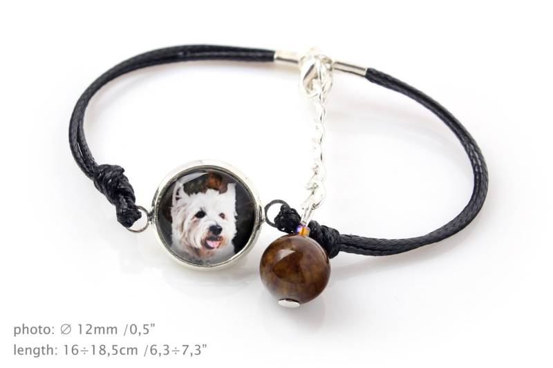 West Highland White Terrier. Armband Für Hundeliebhaber. Foto-Schmuck. Handarbeit | Handmade von ARTDOGshop