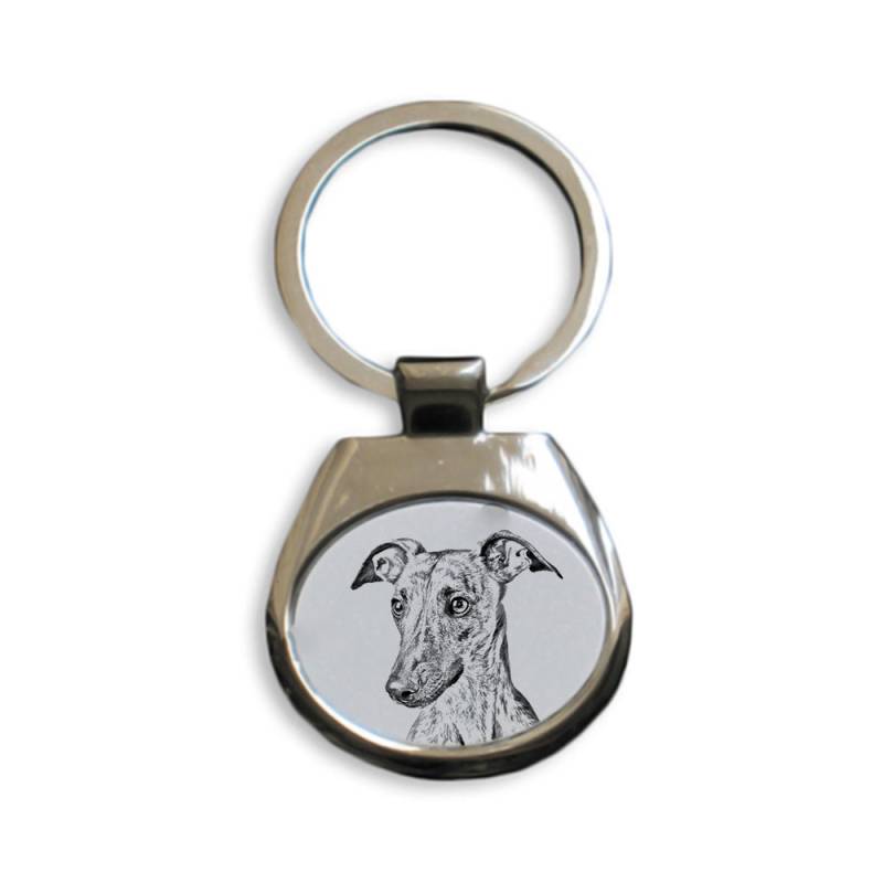 Whippet - Neue Kollektion Der Schlüsselanhänger, | Anhänger Mit Bild Rassehunde, Schön Geschenk, Sublimation von ARTDOGshop
