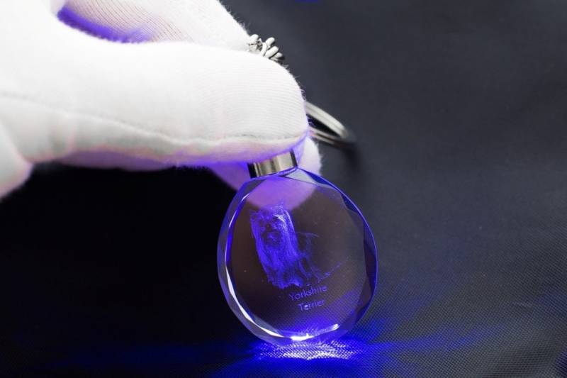 Yorkshire Terrier, Hund Kristall Schlüsselbund, Hohe Qualität, Außergewöhnliche Geschenk von ARTDOGshop