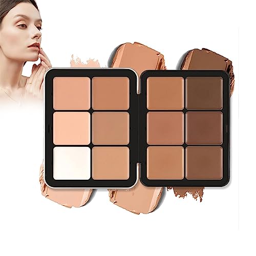 Concealer Palette, Color Corrector Palette, Cream Blush Palette, Waterproof Long-Lasting Cream Concealer Palette, Long-Wearing Full Coverage Makeup, for All Skin Types (03#) von ARTEBU