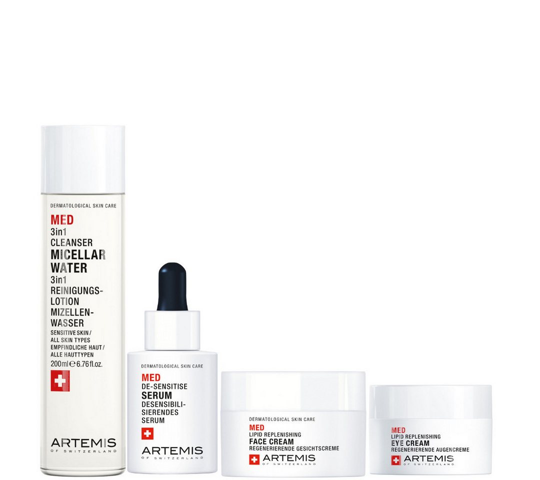 ARTEMIS Hautpflege-Set MED Pflegeroutine für sensible Haut, 4-tlg. von ARTEMIS