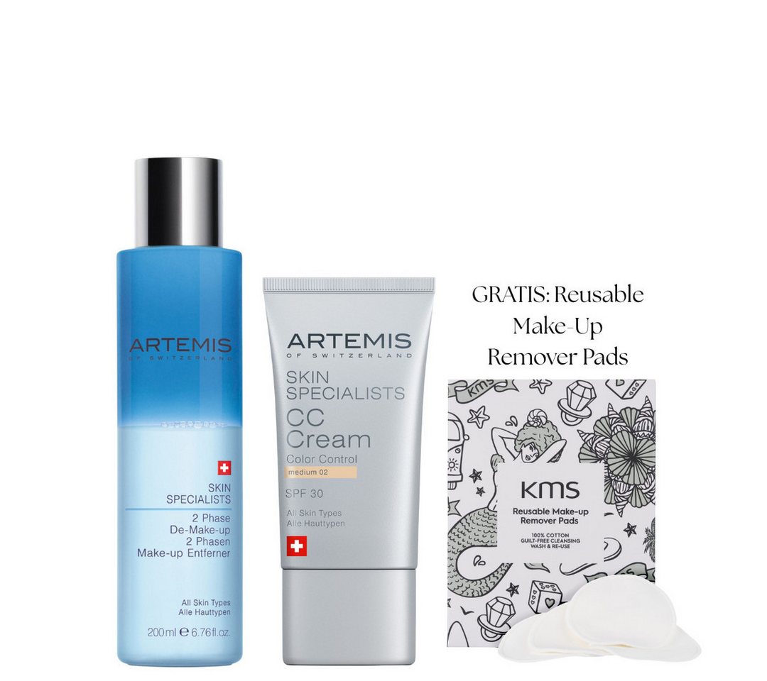 ARTEMIS Hautpflege-Set Skin Specialists Duo + gratis Reusable Make-Up Remover Pads, 3-tlg. von ARTEMIS