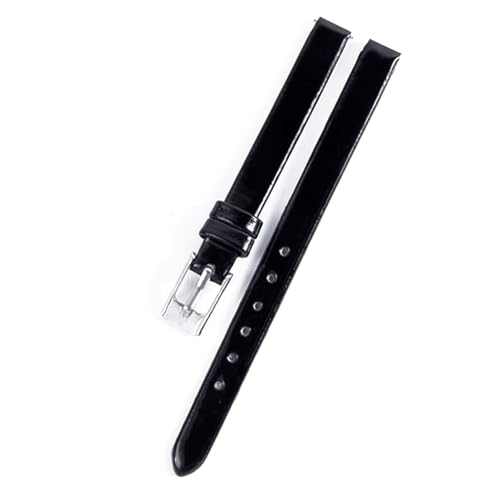 ARTFULHUES 8 mm Echtleder-Uhrenarmband mit Dornschließe, Uhren-Zubehör, dünnes Uhrenarmband für Damen Uhrenarmbänder von ARTFULHUES
