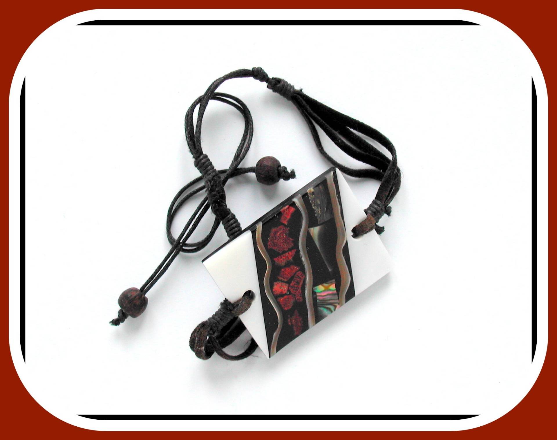 Etsy // Perlmutt Perlmuttarmband Auf Schwarzem Harz, Großes Verstellbares Braunes Lederarmband Etsy // Perlmutt Perlmuttarmband Auf Schwarzem Harz, Großes Verstellbares Braunes Lederarmband von ARTGALLERY29