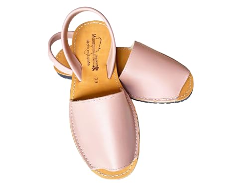 ARTHERIUM Avarcas Minorquine Sandalen, Unisex, Naturleder, Rosa, 40 EU von ARTHERIUM