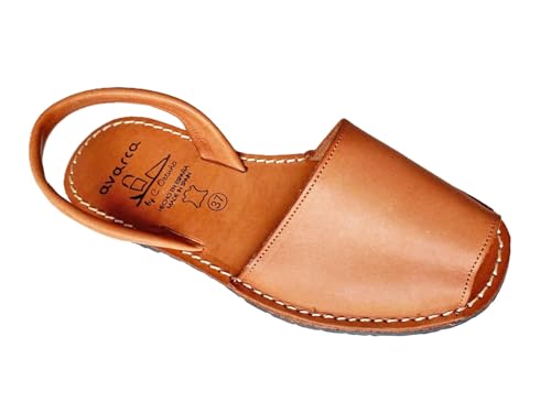 ARTHERIUM Avarcas Minorquine Sandalen, Unisex, Naturleder, Kamel, 39 EU ARTHERIUM Avarcas Minorquine Sandalen, Unisex, Naturleder, Kamel, 39 EU von ARTHERIUM