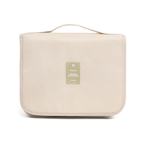 ARTICHIC Kulturbeutel zum Aufhängen für Damen, wasserfeste Make-up-Reisetasche, große Kapazität, Reisetasche, Organizer für Shampoo in voller Größe, Conditioner, perfektes Geschenk für Frauen, Beige, ARTICHIC Kulturbeutel zum Aufhängen für Damen, wasserfeste Make-up-Reisetasche, große Kapazität, Reisetasche, Organizer für Shampoo in voller Größe, Conditioner, perfektes Geschenk für Frauen, Beige, von ARTICHIC