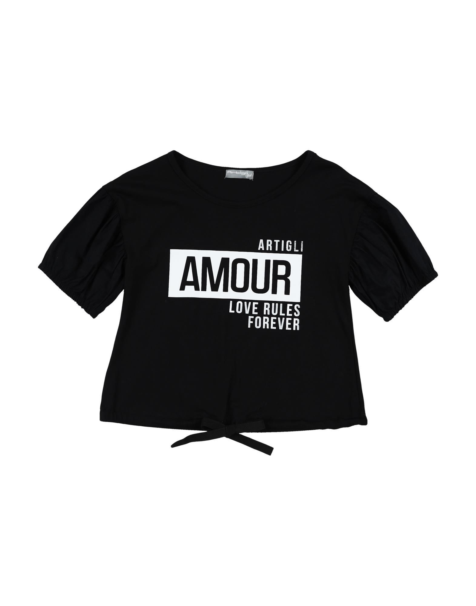 ARTIGLI Girl T-shirts Kinder Schwarz von ARTIGLI Girl