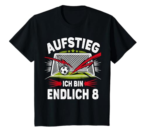 Kinder Aufstieg Ich Bin Endlich 8 Jahre 8. Geburtstag T-Shirt von ARTIPALATI