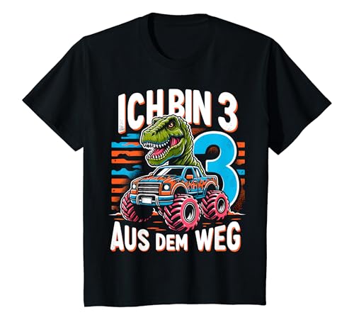 Kinder Ich bin 3 3. Geburtstag Junge Drei Jahre Jungs T-Shirt von ARTIPALATI