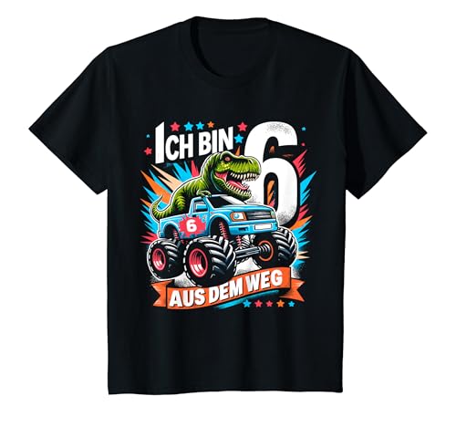 Kinder Ich bin 6 6. Geburtstag Junge Sechs Jahre Jungs T-Shirt von ARTIPALATI