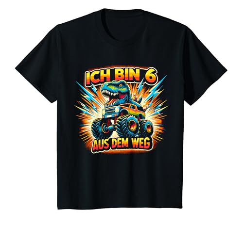 Kinder Ich bin 6 6. Geburtstag Junge Sechs Jahre Jungs T-Shirt von ARTIPALATI