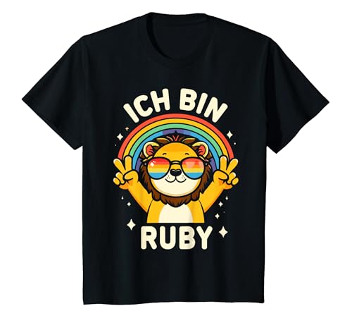 Kinder Ruby Name Vorname Ruby Geburtstag Spruch T-Shirt von ARTIPALATI