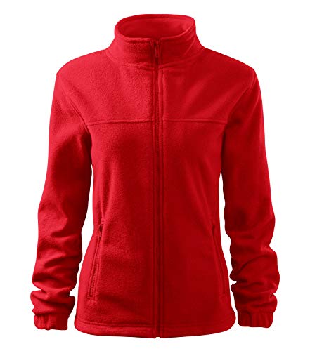 ARTIST Jacket Fleecejacke für Damen Workwear Freizeit Größe L, Farbe Rot von ARTIST