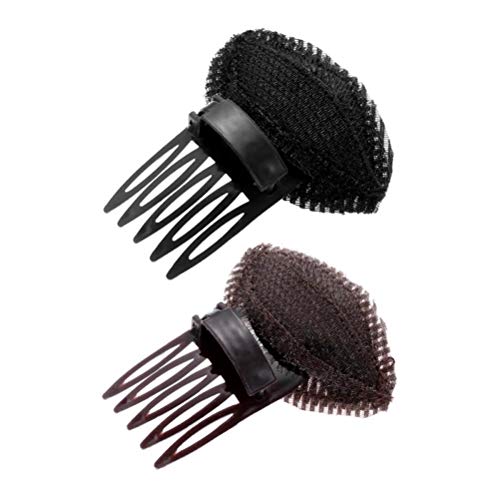 ARTOCT 2Pcs Stirn Haar Volumen Fluffy Puff Schwamm Pad Clip Kamm Insert Tool Bump Up Kamm Clip Erhöhtes Haar Schwamm Pad Frauen Mädchen DIY Frisur von ARTOCT