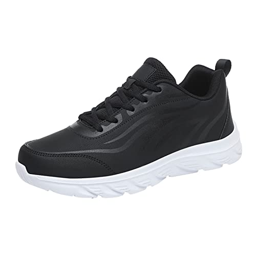 Herren-Sneaker, Leder, bedruckt, Slip-On-Sneaker, Laufschuhe für Herren, modisch, gemütlich, einfache Schuhe, Outdoor, Fitness, Joggen, formelle und klassische Sneaker, Haltbarkeit und Komfort, von ARTRAY