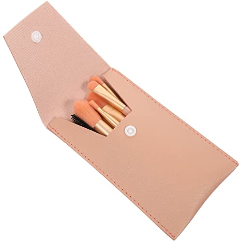 ARTSEWPLY 1 Satz Mini Makeup Pinselset Teiliges Set mit Holzgriffen Tragbaren Concealer und Lidschatten Pinseln für Unterwegs Rosa Kosmetikwerkzeuge für von ARTSEWPLY