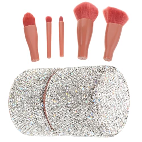 ARTSEWPLY 1 Set Make-up-pinsel-set, Tragbarer Reise-lippenpinsel, Highlight-pinsel, Lidschatten-pinsel, Foundation-mischpuderpinsel, Mini-gesichtskosmetik-pinsel-set Mit Halter Für Zuhause von ARTSEWPLY