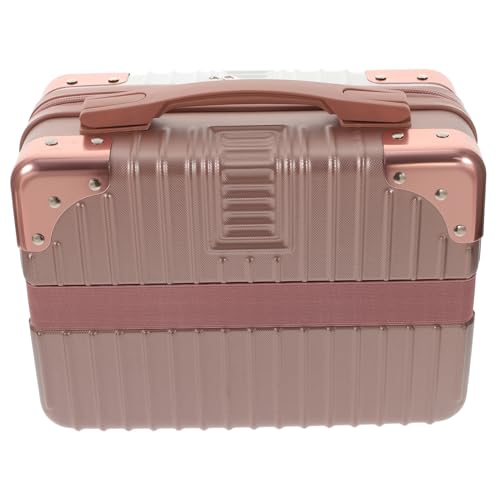 ARTSEWPLY 1 Stück Reise Make Up Box aus Abs Kosmetik Organizer mit Großer Kapazität Tragbarer Beauty Case Stoßfest für Profis und Zuhause von ARTSEWPLY