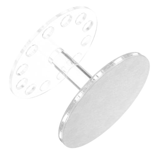 ARTSEWPLY 1 Stück Rund Nagelkunst Pinselhalter Herzform Silbern Transparent für UV Gel und Nagellack Praktischer Nagel Pinsel Organizer ARTSEWPLY 1 Stück Rund Nagelkunst Pinselhalter Herzform Silbern Transparent für UV Gel und Nagellack Praktischer Nagel Pinsel Organizer von ARTSEWPLY