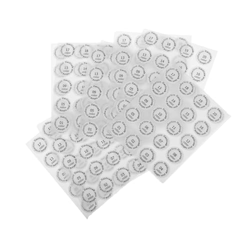ARTSEWPLY 10stücke Selbstklebende Nummernaufkleber Für Lippenstifte Und Lipgloss Farbcode Aufkleber Zur Organisation Und Lagerung Für Klassenzimmer Und Make-up-enthusiasten von ARTSEWPLY