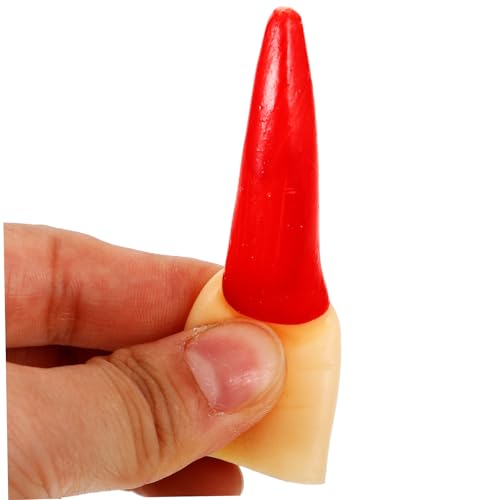 ARTSEWPLY 10 Stück Teiliges Halloween Hexenfinger Wiederverwendbare Gruselige Fingernägel mit Langen Spitzen Langlebige Props für Horror Dekoration Party Bühnenauftritte Haunted House von ARTSEWPLY