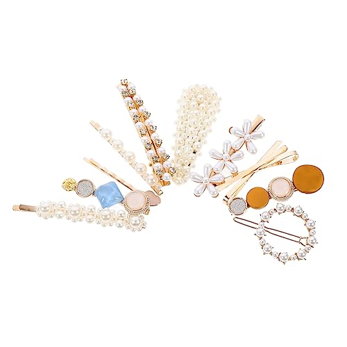 ARTSEWPLY 10 Stück Teiliges Set Perlen Haarklammern für Damen und Mädchen Haaraccessoires für Feste Hochzeiten und Partys Hochwertiges Design Vielseitig Einsetzbar von ARTSEWPLY