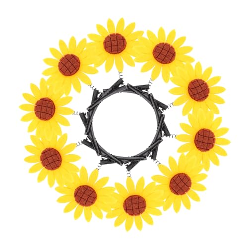 ARTSEWPLY 10 Stück Teiliges Sonnenblumen Haarklammern Frühlings Haarclips mit Realistischem Blumendesign Hautfreundlich und Bequem Bunte Haarspangen für Damen für Alltag und Feierlichkeiten von ARTSEWPLY