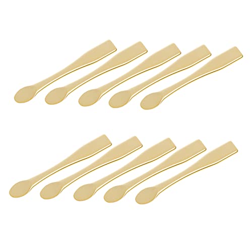 ARTSEWPLY 10 Stück Gesichtscreme Löffel Abs Kosmetik Scoops Multi Funktions Hautpflege Werkzeuge für Cremes und Masken Leicht und Tragbar von ARTSEWPLY