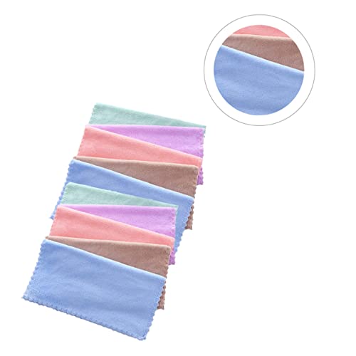 ARTSEWPLY 10stücke Microfaser Gesichtsreinigungstücher Fleece Makeup Entferner Tücher Für Damen Zufällige Farben Weich Und Hautschonend Für Zuhause Und Reisen von ARTSEWPLY