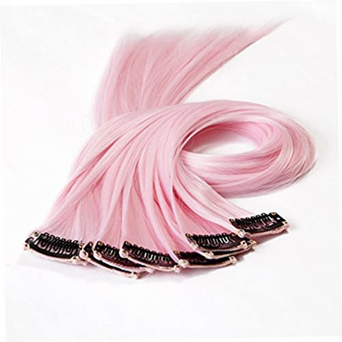 ARTSEWPLY 10stücke Teiliges Rosa Haarsträhnen Clip Extensions Aus Kunsthaar Gerade Und Extra Lang Für Frauen Leicht Und Sicher Für Alltag Um Ihren Look in Sekundenschnelle Zu Verwandeln ARTSEWPLY 10stücke Teiliges Rosa Haarsträhnen Clip Extensions Aus Kunsthaar Gerade Und Extra Lang Für Frauen Leicht Und Sicher Für Alltag Um Ihren Look in Sekundenschnelle Zu Verwandeln von ARTSEWPLY