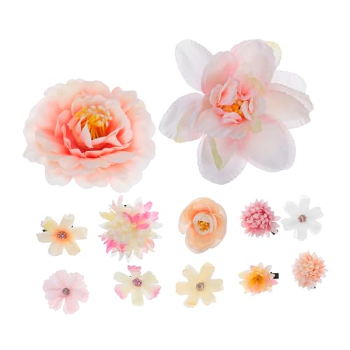 ARTSEWPLY 12stücke Blumenhaarspangen Für Damen Aus Böhmischer Spitze Dekorative Als Haarschmuck Für Hochsteckfrisuren Blumenspangen Für Besondere Anlässe von ARTSEWPLY