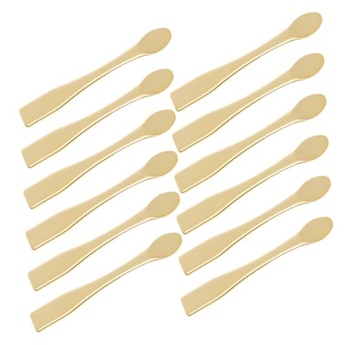 ARTSEWPLY 12 Stück Teiliges Gesichtsspachtel für Kosmetik Wiederverwendbare Make Up Löffel für Cremes Seren und Masken Robuste und Tragbare Beauty Werkzeuge von ARTSEWPLY