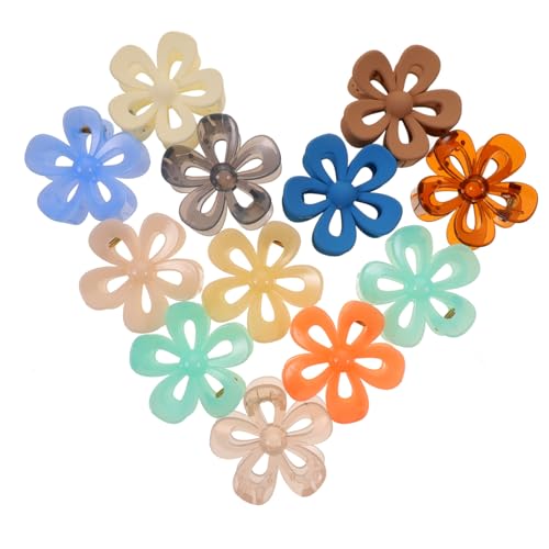 ARTSEWPLY 12stücke Blumenklammer Klammerclips Haarklammern Blumenhaarspangen Haarhalter Für Frauen Mädchen Kurze Haare Party Geburtstag Zeremonie Blumenhaarklammern Blumenhaarspangen von ARTSEWPLY