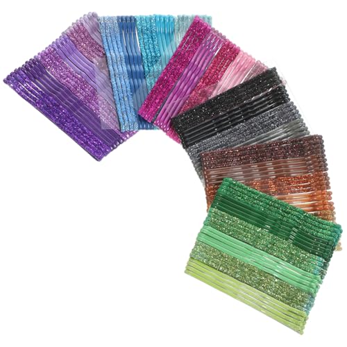 ARTSEWPLY 144 Stück Teiliges Bunte Metallische Bobby Pins mit Wellenstruktur Rutschfest und Hautfreundlich Vielseitige Haarspangen für Damen Geeignet für Dickes Dünnes und Langes Haar von ARTSEWPLY