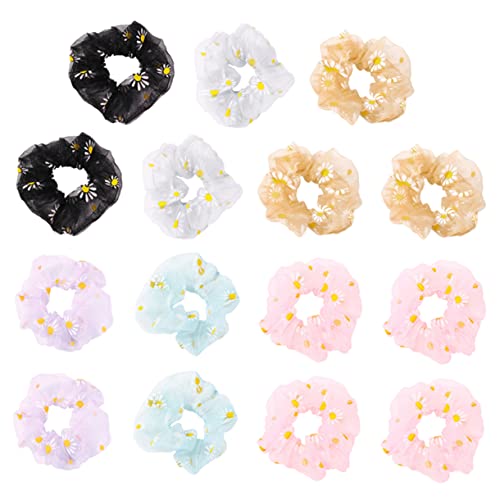 ARTSEWPLY 15stücke Elastische Haar Ringe Frauen Haar Scrunchy Lint Krawatten Dekorationen Für Pferdeschwanzhalter von ARTSEWPLY