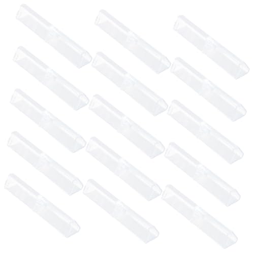 ARTSEWPLY 15 Stück Teiliges Transparentes Acryl Stiftetui Leichte Aufbewahrungsbox für Kugelschreiber Elegantes und Displaycase für Schule Büro und Besondere Anlässe von ARTSEWPLY