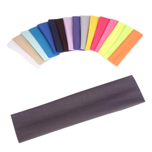 ARTSEWPLY 16 Stück Elastisches Teiliges Headband für Damen Atmungsaktiv Vielseitig für Sport Yoga Duschen und Make Up Weiches Stirnband in Gemischten Farben Einheitsgröße für Komfortablen von ARTSEWPLY
