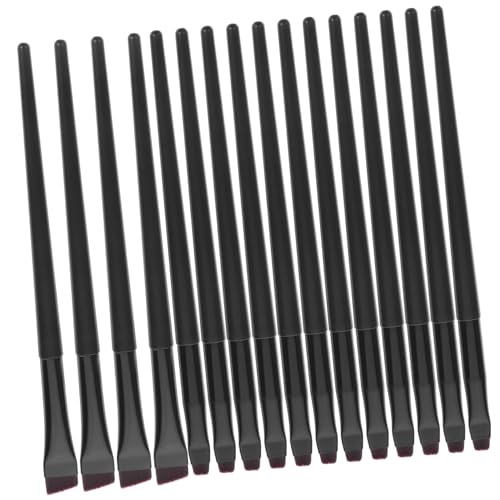 ARTSEWPLY 16 Stück Teiliges Eyeliner Pinsel Feine Präzisionspinsel Für Augen Make up Mit Kleinem Flachem Und Schrägem Design Komfortabler Griff Für Anfänger Und Profis Zum Präzisen von ARTSEWPLY