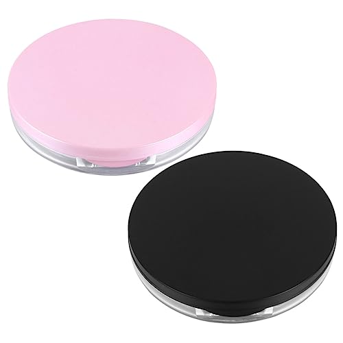 ARTSEWPLY 2 Sätze Powder Puff Aufbewahrungsbox Set mit Losem Puderfach Wiederverwendbarer Make Up Schwamm Behälter Praktische Kompakte Kosmetik Organizer für Damen Tragbar und Langlebig für von ARTSEWPLY