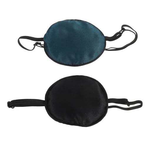 ARTSEWPLY 2 Stück Augenklappe Für Amblyopie Augenklappenabdeckung Für Erwachsene Lazy Eye Patch Piraten Augenklappe Für Erwachsene Für Halloween von ARTSEWPLY