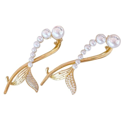 ARTSEWPLY 2stücke Strass-haarnadeln Für Frauen Zarte Haarspangen Mit Strass Kopfschmuck Für Mädchen Haarspange Für Hochzeit Und Alltag Dekorative Haarspangen Mit Kristallen von ARTSEWPLY