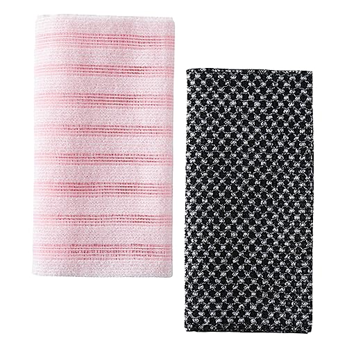 ARTSEWPLY 2 Stück Exfoliating Badetuch Langlebige Leichte Duschhandschuhe für Körperpeeling Sanfte Hautreinigung Geeignet für Beine Rücken Fördert Zellerneuerung Komfortabel von ARTSEWPLY