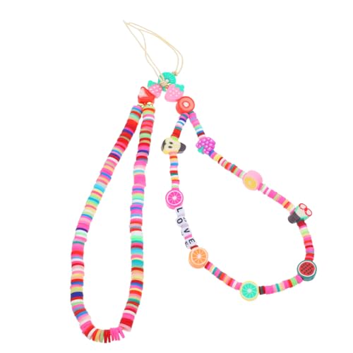 ARTSEWPLY 2 Stück Kette Lanyard Handgelenk Strap Obst Perlen Design - Verloren Geeignet Für Mädchen Zufällige Farbe ARTSEWPLY 2 Stück Kette Lanyard Handgelenk Strap Obst Perlen Design - Verloren Geeignet Für Mädchen Zufällige Farbe von ARTSEWPLY