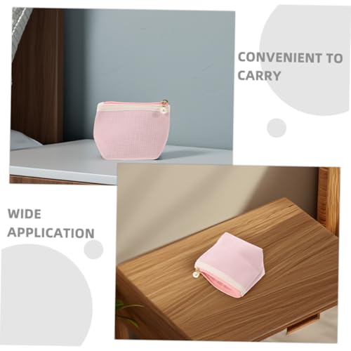 ARTSEWPLY 2 Stück Kleine Kosmetiktasche Mini Lippenstift Aufbewahrungstasche Material Tragbar Makeup Organizer für Reisen Alltag und Business von ARTSEWPLY