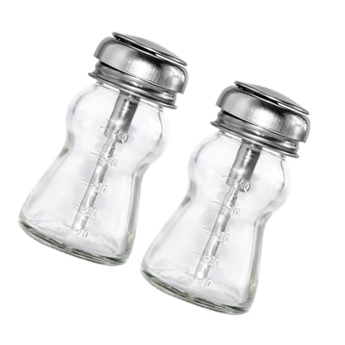 ARTSEWPLY 2 Stück Nagellackentferner Pumpspender aus Dickem Glas Nachfüllbare Flaschen für Make Up Entferner Kompakt Robust und Einfach zu Bedienen für Nagelkunstliebhaber von ARTSEWPLY