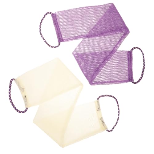 ARTSEWPLY 2 Stück Peeling Badetuch für Körper und Rücken Exfoliating Waschlappen für Sanfte Hautreinigung und Erfrischung für Zuhause und Unterwegs von ARTSEWPLY